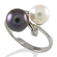 Anello Gemoro Donna in Oro bianco Perla AP227BIA - AP227BIA